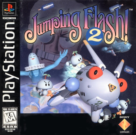 Jumping Flash 2 (Playstation 1) Pre-Owned: Game, Manual, and Case