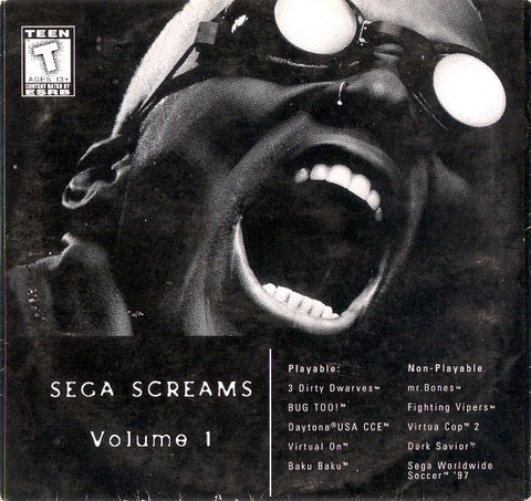 Sega Screams Volume 1 (Demo Disc) (Sega Saturn) Pre-Owned: Disc(s) Only