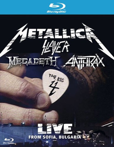 The Big 4: Metallica Slayer Megadeth Anthrax - Live from Sofia, Bulgaria (Blu Ray) Pre-Owned