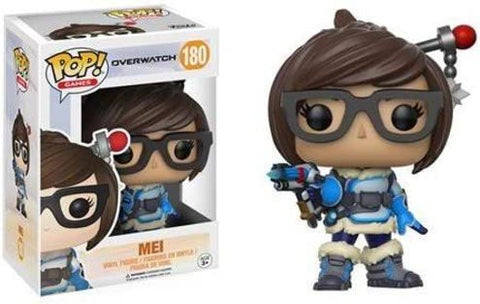 POP! Games #180: Overwatch - Mei (Funko POP!) Figure and Box w/ Protector