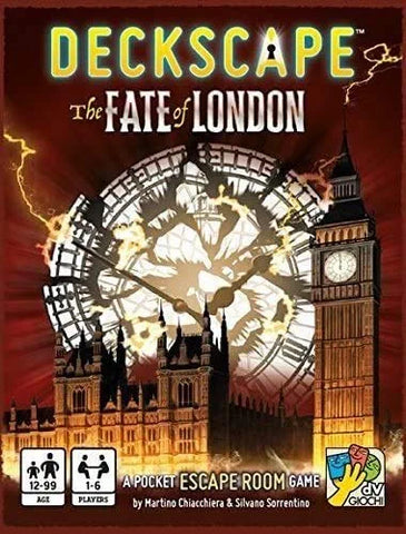 Deckscape: The Fate of London (A Pocket Escape Room Game) (dV Giochi) NEW