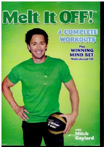 Melt It Off! - 4 Complete Workouts Plus Winning Mindset Motivational CD with Mitch Gaylord (DVD) Pre-Owned
