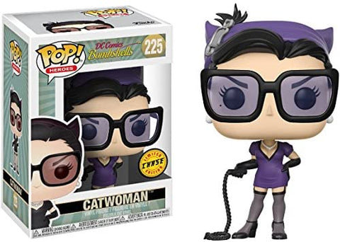 POP! Heroes #225: DC Comics Bombshells - Catwoman (Limited Chase Edition) (Funko POP!) Figure and Box w/ Protector