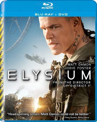 Elysium (Blu-ray + DVD) Pre-Owned