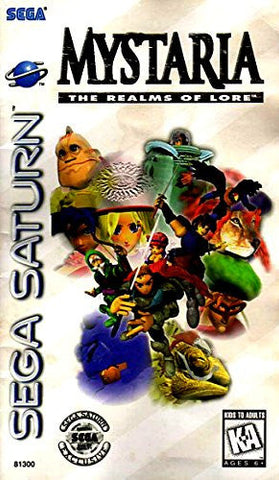 Mystaria The Realms of Lore (Sega Saturn) Pre-Owned: Game, Manual, and Case