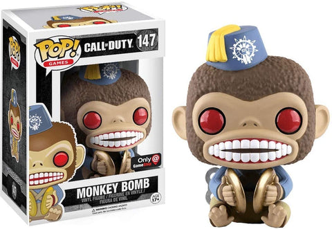 POP! Games #147: Call of Duty - Monkey Bomb (GameStop Exclusive) (Funko POP!) Figure and Box w/ Protector