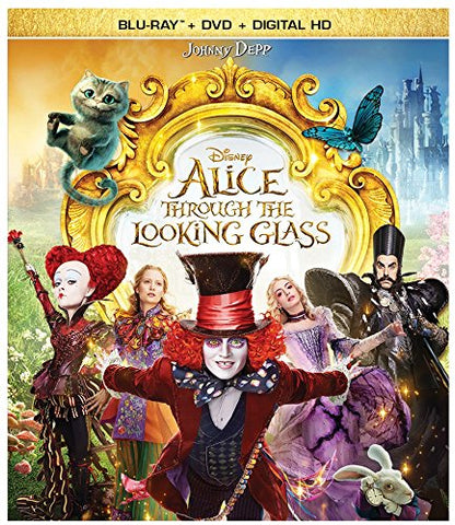 Alice Through the Looking Glass (Blu Ray + DVD) Pre-Owned