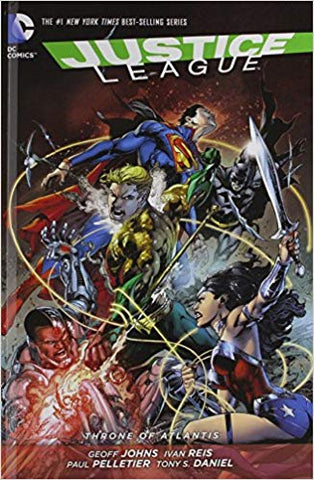 Justice League: Throne of Atlantis Book & DVD/Blu-ray Set (Hardcover) (Graphic Novel) Pre-Owned