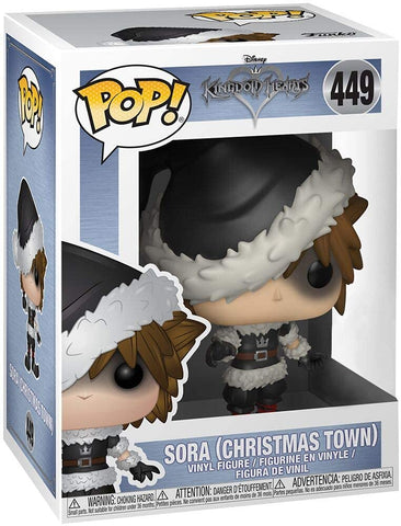 POP! Disney #449: Kingdom Hearts - Sora (Christmas Town) (Hot Topic Exclusive) (Funko POP!) Figure and Box w/ Protector