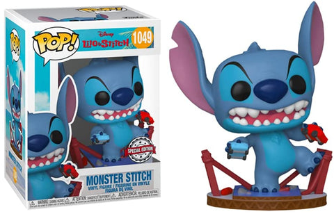 POP! Disney #1049: Lilo & Stitch - Monster Stitch (FYE Exclusive) (Funko POP!) Figure and Box w/ Protector