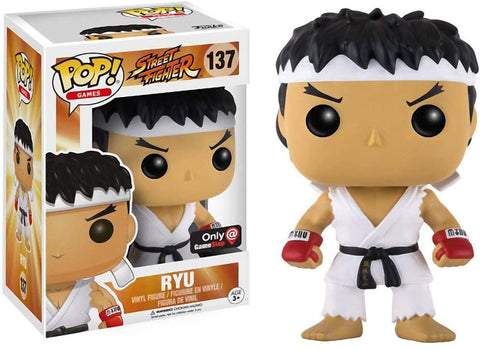 POP! Games #137: Street Fighter - Ryu (GameStop Exclusive) (Funko POP!) Figure and Box w/ Protector