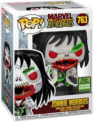 POP! Marvel #763: Marvel Zombies - Zombie Morbius (2021 Spring Convention Limited Edition Exclusive) (Funko POP! Bobble-Head) Figure and Box w/ Protector