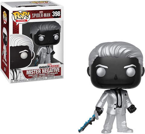 POP! Games #398: Marvel Spider-man - Gamerverse - Mister Negative (Funko POP!) Figure and Original Box