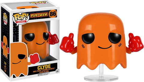 POP! Games #86: Pac-Man - Clyde (Funko POP!) Figure and Box w/ Protector