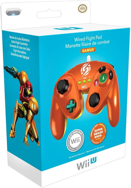 Wired Fight Pad Controller (Samus Metroid Edition) (PDP) (Nintendo