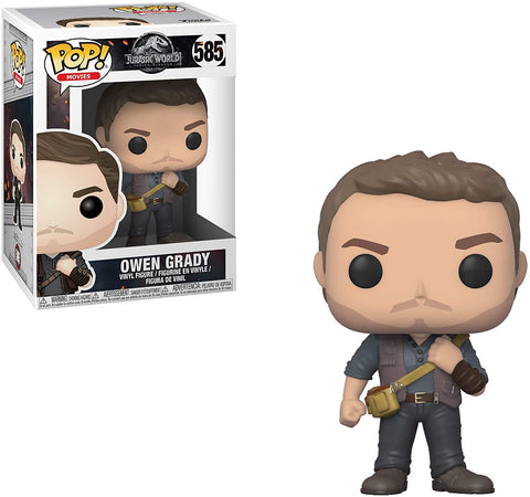 POP! Movies #585: Jurassic Park Fallen Kingdom - Owen Grady (Funko POP!) Figure and Box w/ Protector