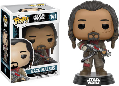 POP! Star Wars - Rogue One #141: Baze Malbus (Funko POP! Bobble-Head) Figure and Box w/ Protector
