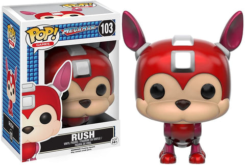 POP! Games #103: Megaman - Rush (Funko POP!) Figure and Box w/ Protector