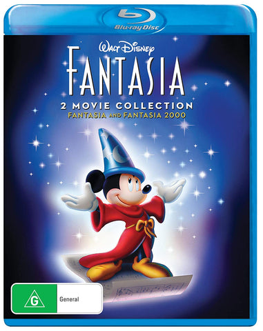 Fantasia and Fantasia 2000 (Blu-ray) Pre-Owned