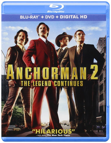 Anchorman 2: The Legend Continues (Blu-ray) Pre-Owned