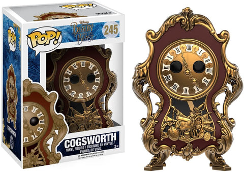 POP! Disney #245: Disney's Beauty and the Beast - Cogsworth (Funko POP!) Figure and Original Box