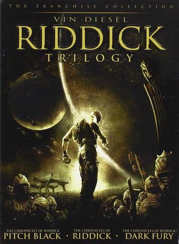 Riddick: Trilogy (Pitch Black / The Chronicles of Riddick: Dark Fury / The Chronicles of Riddick) (DVD) Pre-Owned