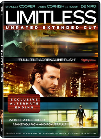 Limitless (Unrated Extended Cut) (DVD) Pre-Owned