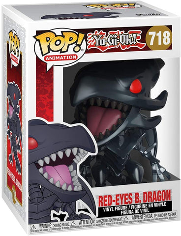 POP! Animation #718: Yu-Gi-Oh! - Red-Eyes B. Dragon (Funko POP!) Figure and Box w/ Protector