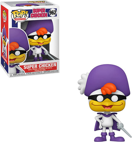 POP! Animation #962: Super Chicken (Funko POP!) Figure and Box w/ Protector