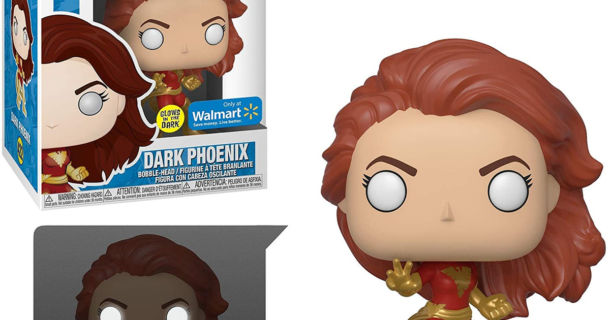 POP Marvel 422 X Men Dark Phoenix Glow in the Dark Wal Mart Ex Grumpy Bob s Emporium