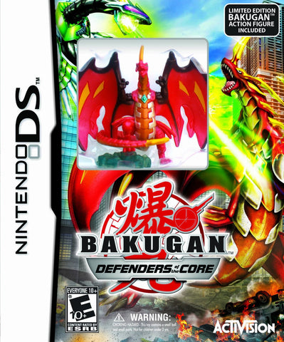Bakugan Battle Brawlers: Defenders of the Core with Limited Edition Bakugan Action Figure (Nintendo DS) NEW