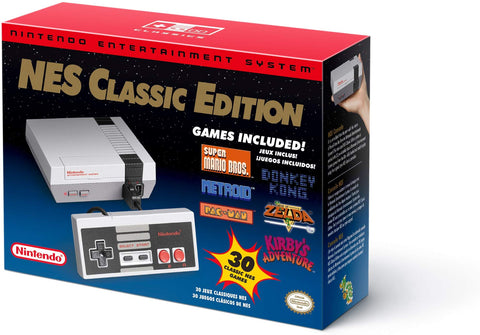 NES Classic Edition (Nintendo) Pre-Owned: System, Controller, AC Adapter, HDMI Cord, Manual, and Box