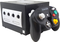 Black System w/ NEW 3rd Party Controller (Nintendo GameCube) Pre-Owned