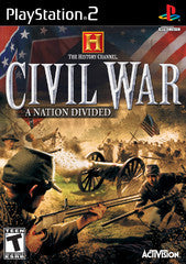 History Channel Civil War A Nation Divided (Playstation 2) Pre-Owned: Game, Manual, and Case
