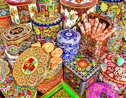 Springbok: Cookie Tins (500 Piece Jigsaw Puzzle) NEW