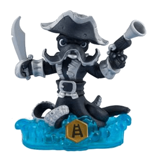 DARK WASH BUCKLER (Variant / SWAP-able) Water (Skylanders Swap Force) Pre-Owned: Figure Only