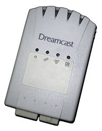 Official 4X Memory Card - White (Sega Dreamcast) Pre-Owned