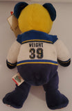 Team Ice Bears 2000 - St Louis Blues Hockey - Doug Weight #39 Bean Bear (NEW)