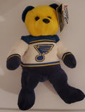 Team Ice Bears 2000 - St Louis Blues Hockey - Doug Weight #39 Bean Bear (NEW)
