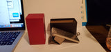 RE-CORD-O - Recording Promotional Coin Bank w/KEY  (Mfg. by HLJ Specialty Co., Waterbury, Conn.) Fidelity Investment Association, Wheeling, West Virginia (Pre-Owned)