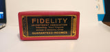 RE-CORD-O - Recording Promotional Coin Bank w/KEY  (Mfg. by HLJ Specialty Co., Waterbury, Conn.) Fidelity Investment Association, Wheeling, West Virginia (Pre-Owned)