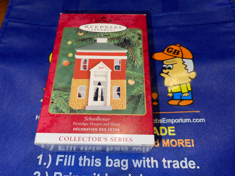 Schoolhouse #17 (2000) Don Palmiter (Nostalgic House and Shops) (Collector's Series) (Hallmark Keepsake) Pre-Owned: Ornament and Box