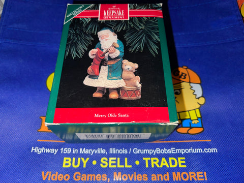 Merry Olde Santa #3 (1992) (Collector's Series) (Hallmark Keepsake) Pre-Owned: Ornament and Box