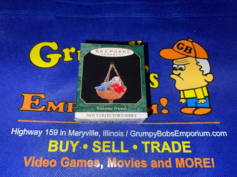 Welcome Friends #1 (Miniature) (1997) Sharon Pike (New Collector's Series) (Hallmark Keepsake) Pre-Owned: Ornament and Box