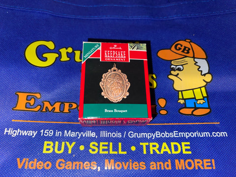 Brass Bouquet (Miniature) (1990) (Hallmark Keepsake) Pre-Owned: Ornament and Box