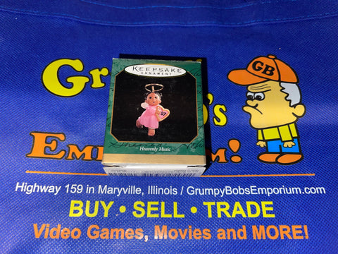 Heavenly Music (Miniature) (1997) Sue Tague (Hallmark Keepsake) Pre-Owned: Ornament and Box