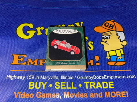 Corvette (Miniature) Chevrolet (1997) Don Palmiter (Hallmark Keepsake) Pre-Owned: Ornament and Box