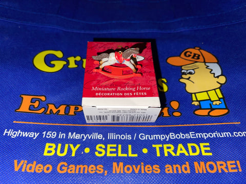 Rocking Horse (Miniature) (2001) Linda Sickman (Hallmark Keepsake) Pre-Owned: Ornament and Box