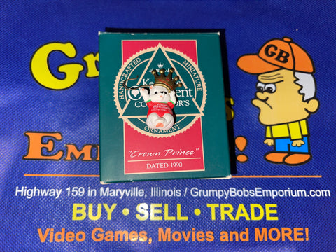 Crown Prince (Collector's Club) (1990) (Miniature) (Hallmark Keepsake) Pre-Owned: Ornament and Box