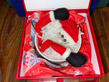 Santa Mug + Shelf Sitting Beanie Doll + Red Hallmark Box (Pre-Owned)